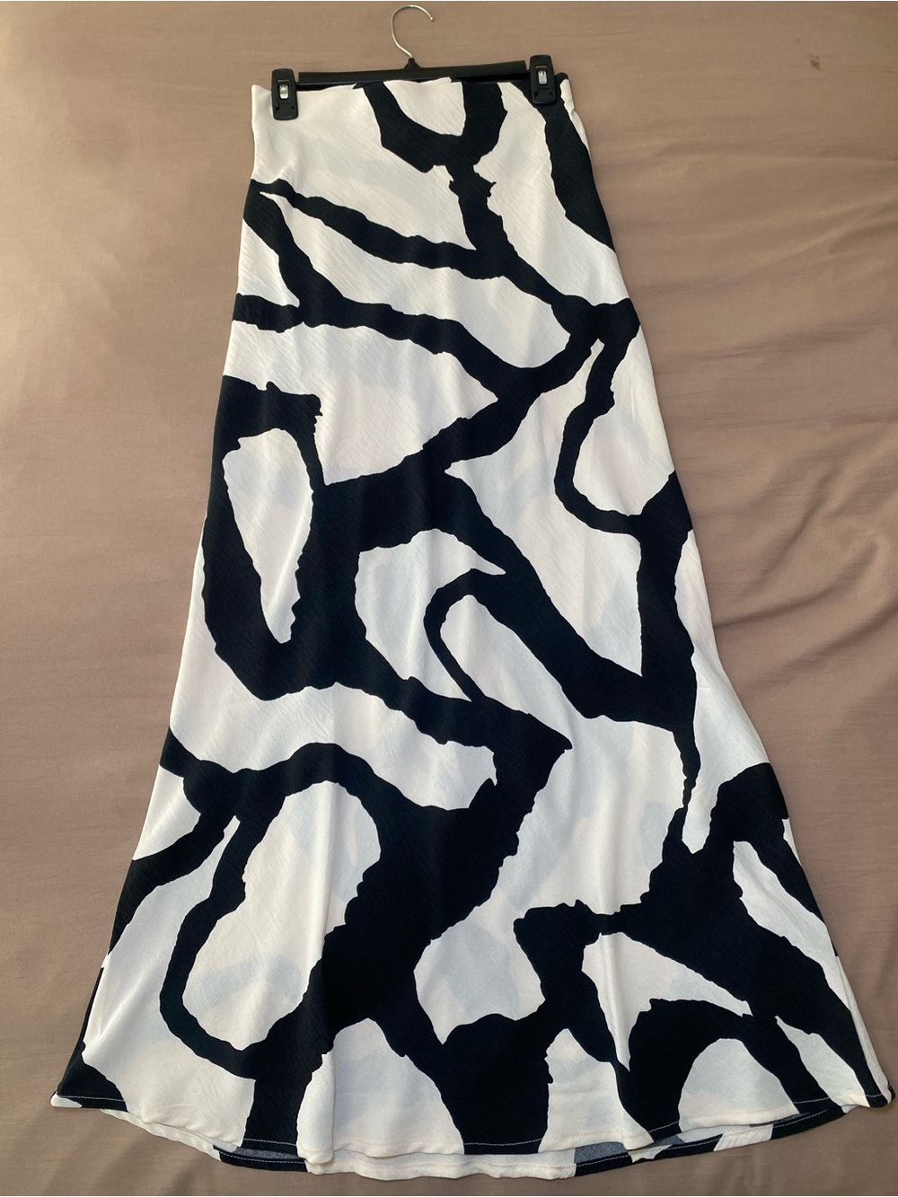 Haven + Blair London Abstract Print Maxi Skirt XS